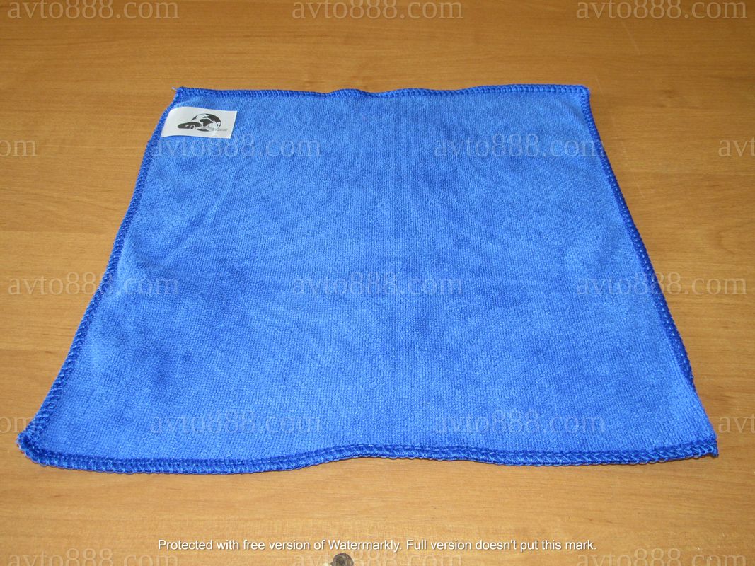 серветка мікрофібра 30*30 синя