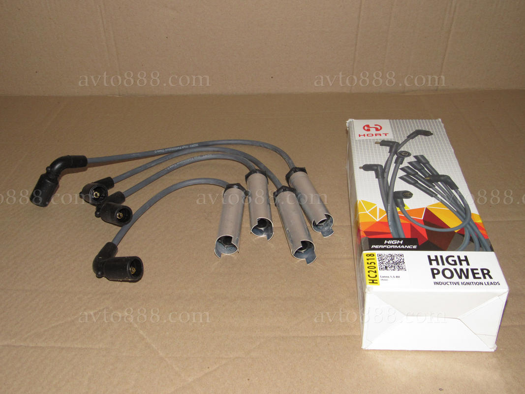 провода свічей Aveo 1,5 8v "Hort"   (Lanos 8v)