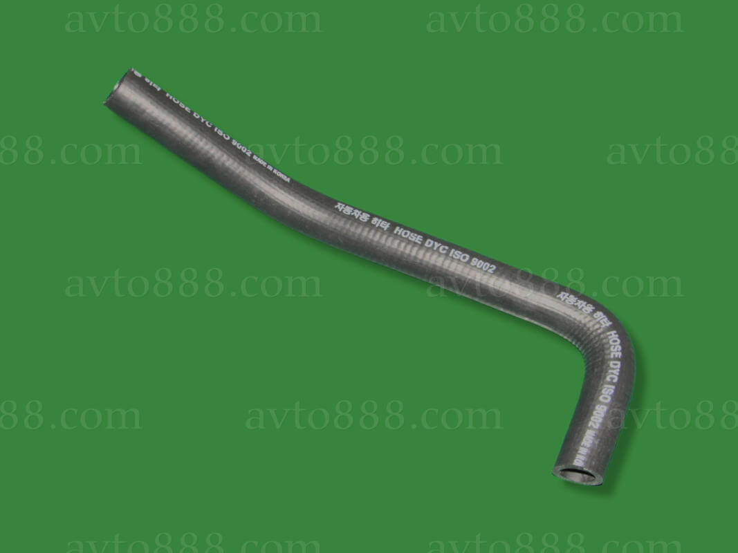 патрубок пічки Lanos підвод. "Корея"  (2-коліна)