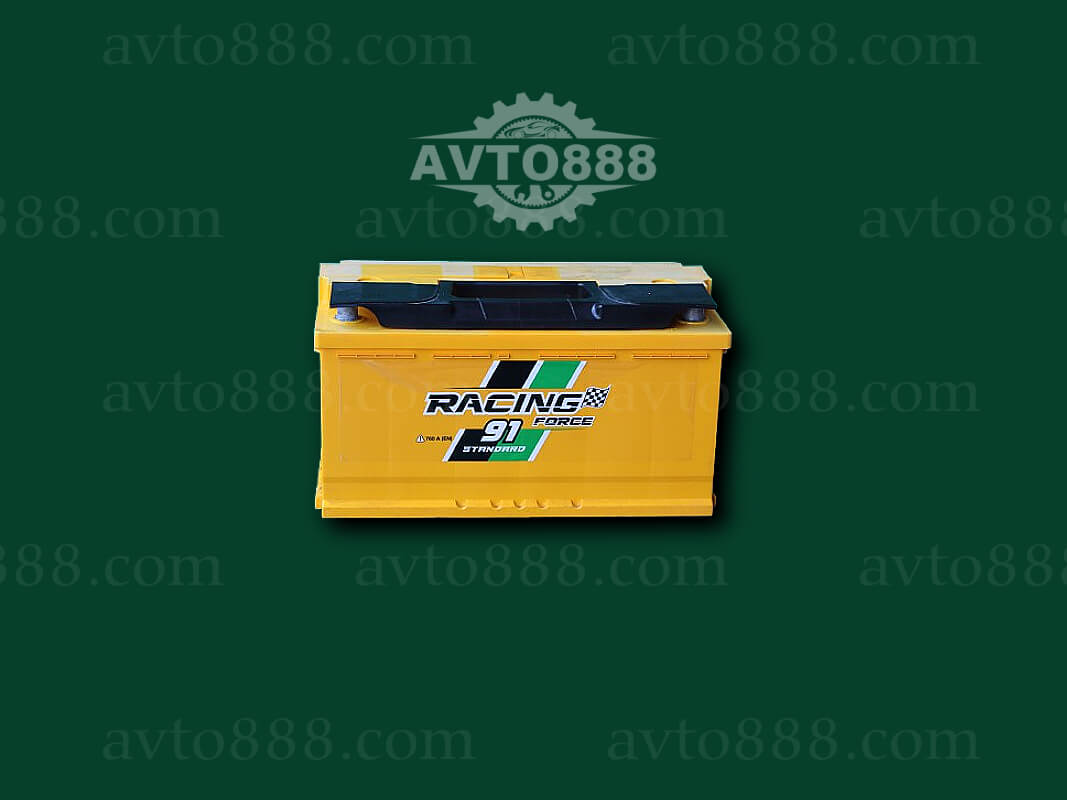 АКБ  91 R+ 760A-СТАНДАРТ "Racing"   ДЛЯ САМОВИВОЗУ