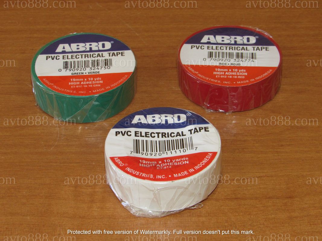 ізолента "Abro" чорна 19мм