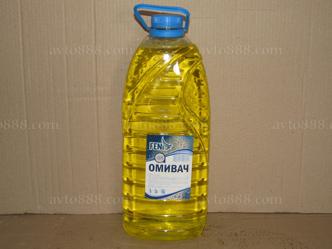 омивач скла 4,5л-висока -25°С" жовт.