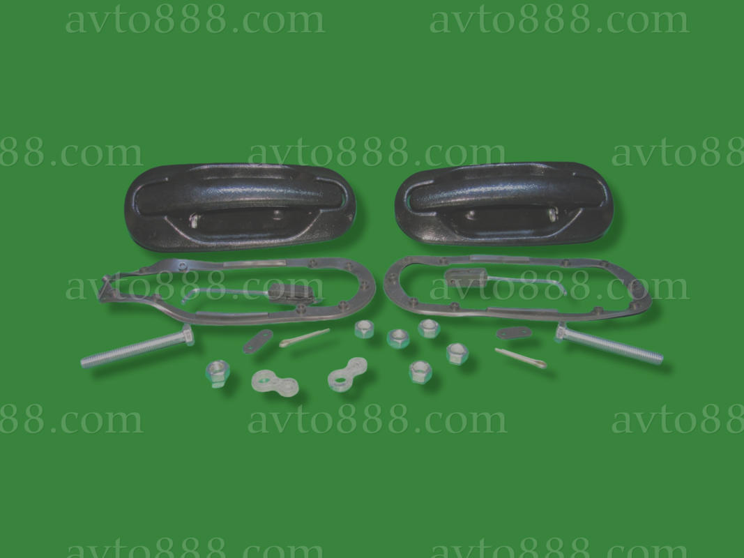 ручка дверей Таврія євро метал.   (2шт з тягами)