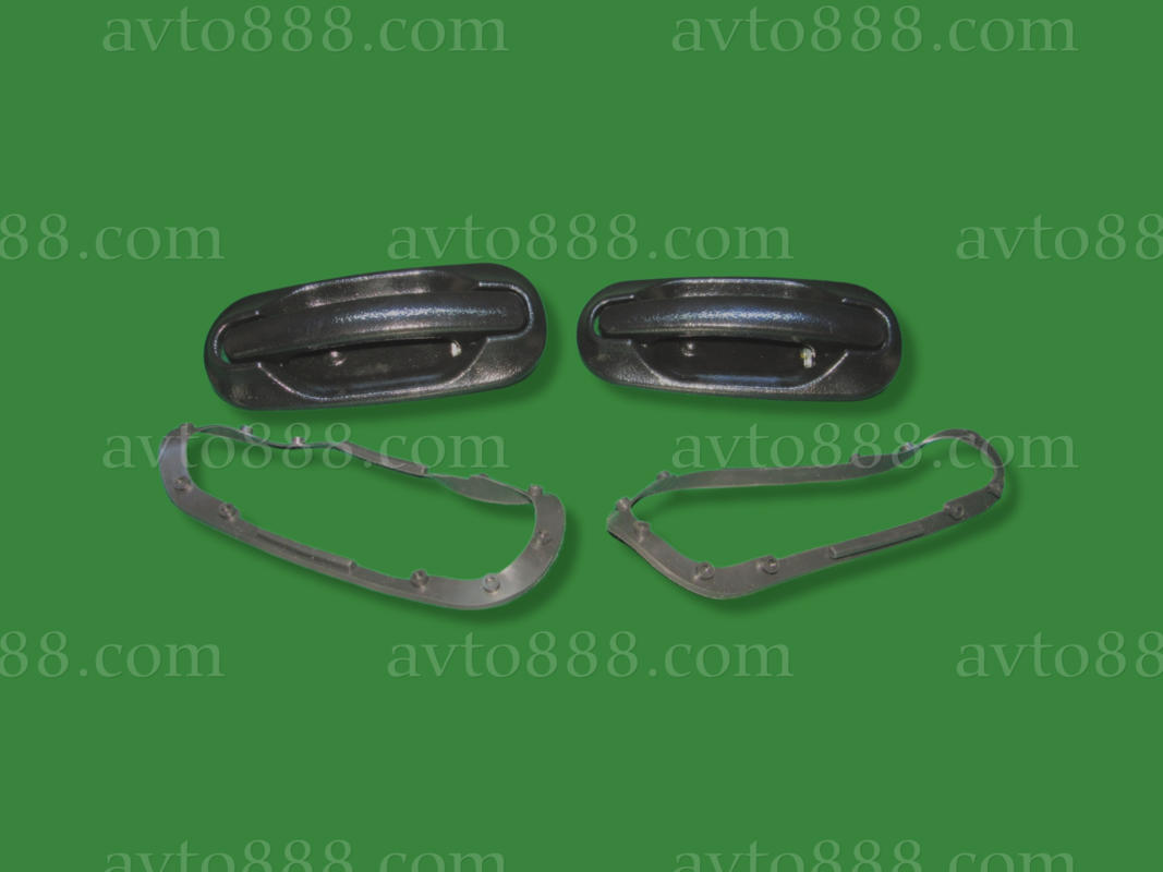 ручка дверей Славута зад. євро метал.   (2шт з тягами)   АКЦІЙНА ЦІНА