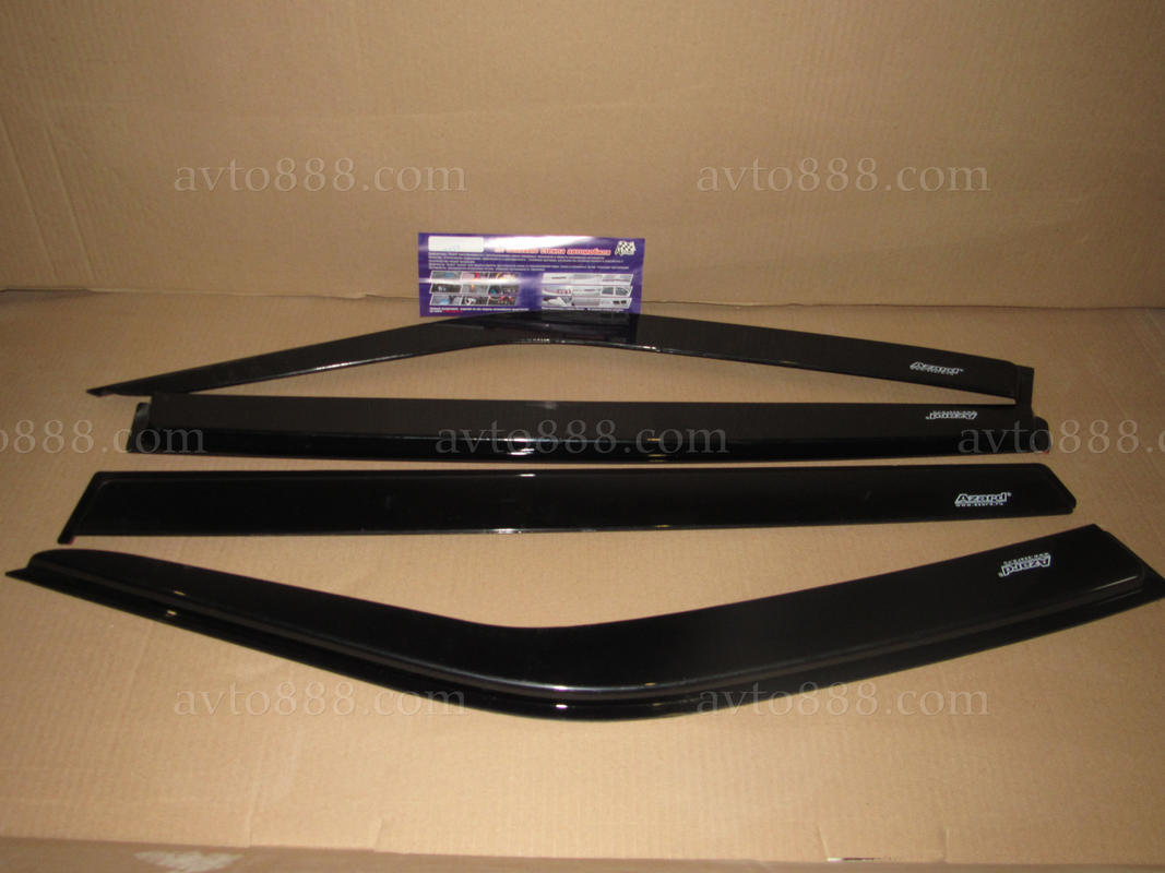 вітровики 2111 накладні скотч "Azard"   (4шт),   (-72)