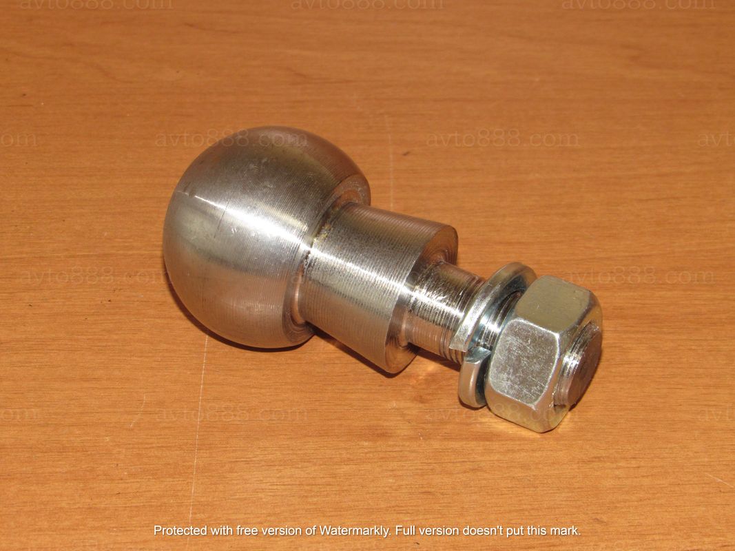 шар прицепа з гайкою та гровер.