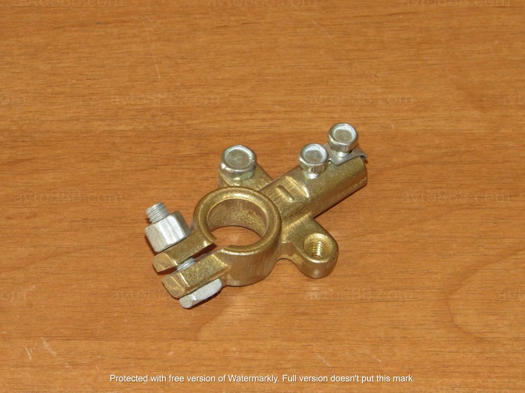 клема АКБ 12В-24В латунь "-"