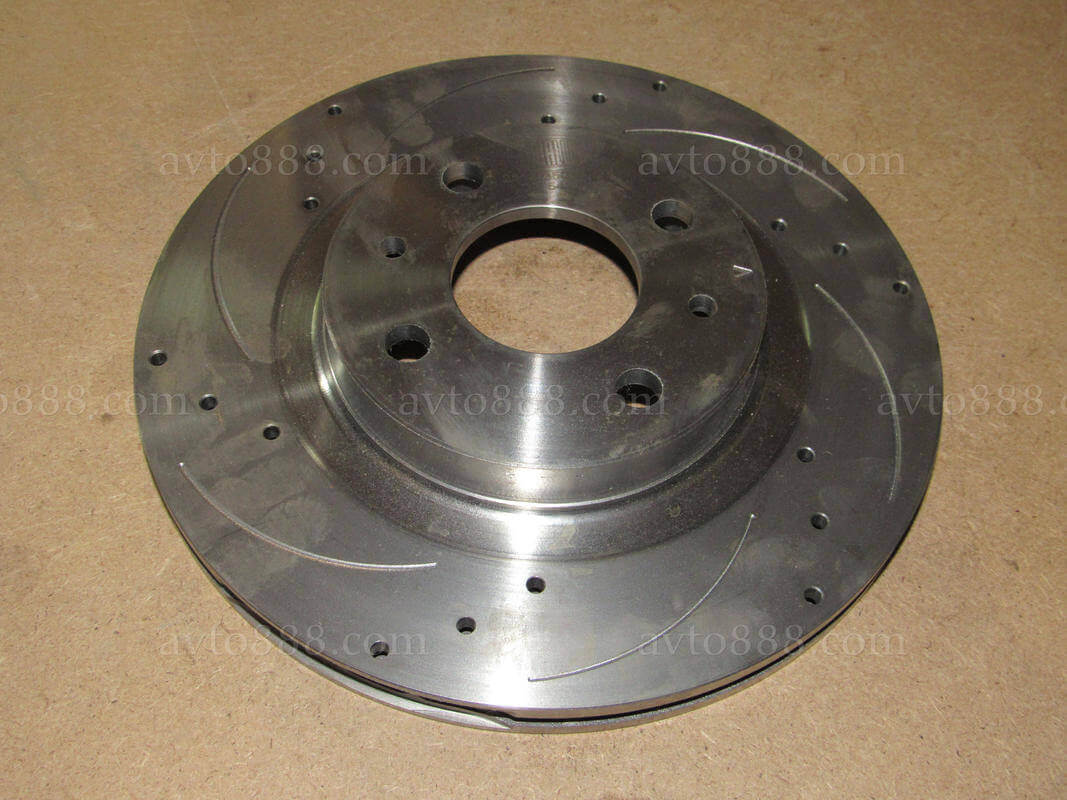 диск торм. 2112 пер. 14" з перф. та виточк. "Trialli" лв    ТЮНІНГ