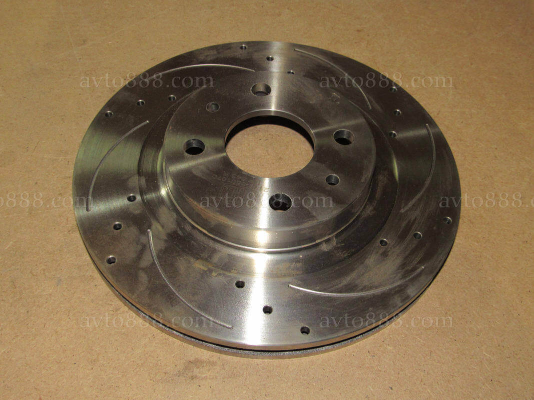 диск торм. 2112 пер. 14" з перф. та виточк. "Trialli" пр     ТЮНІНГ