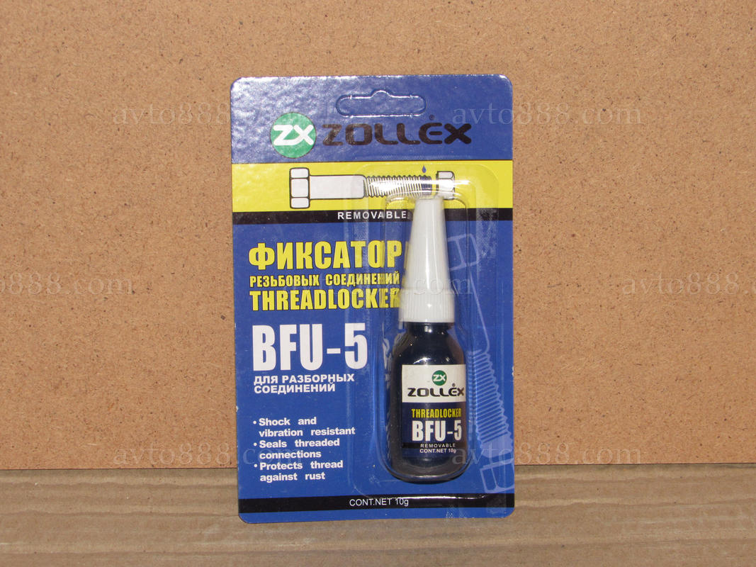 фіксатор різьби "Zollex" синій 10г