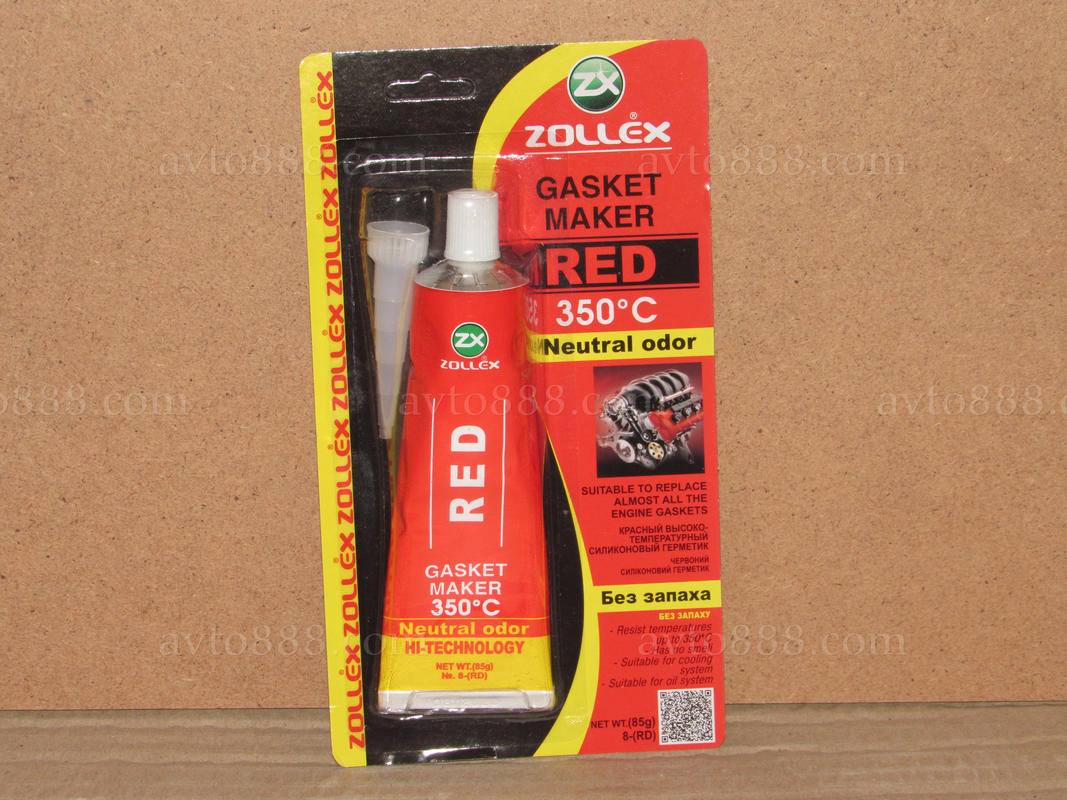 герметик Zollex 85гр черв.