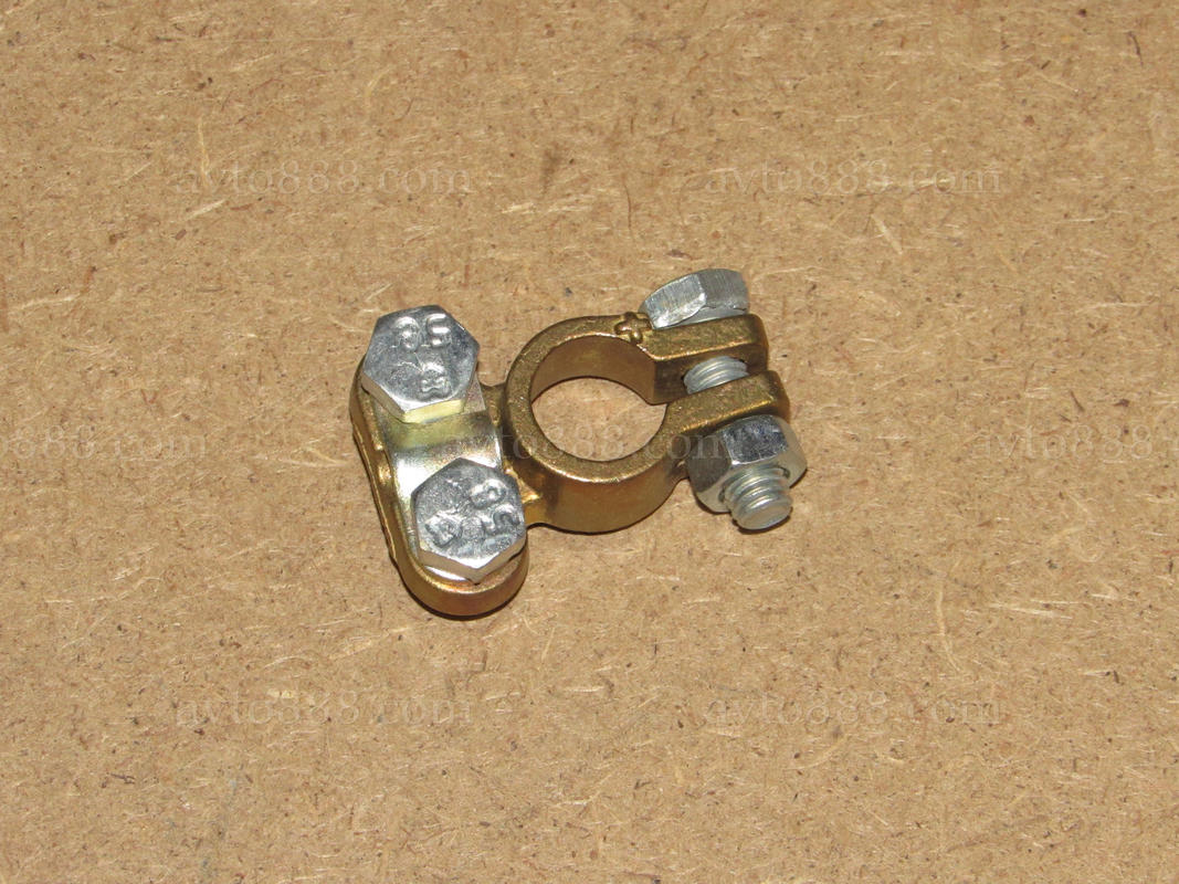 клема АКБ 12В ( АЗІЯ, МОТО ) латунь "+"     - - -