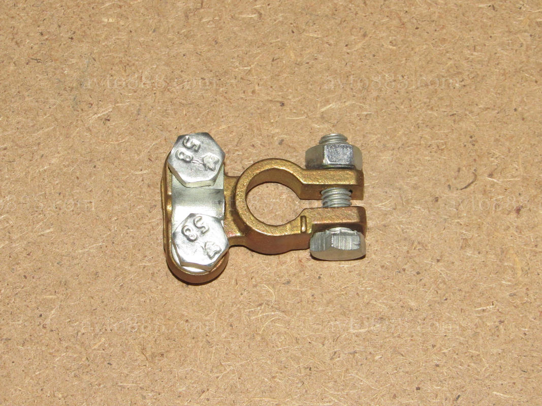 клема АКБ 12В ( АЗІЯ, МОТО ) латунь "-"     - - -