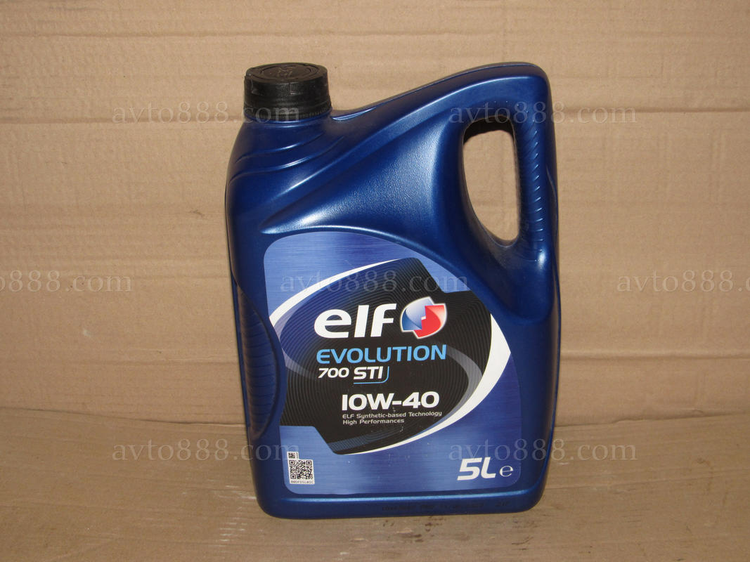 масло "ELF" 10w40 evolution 700 STI 5л