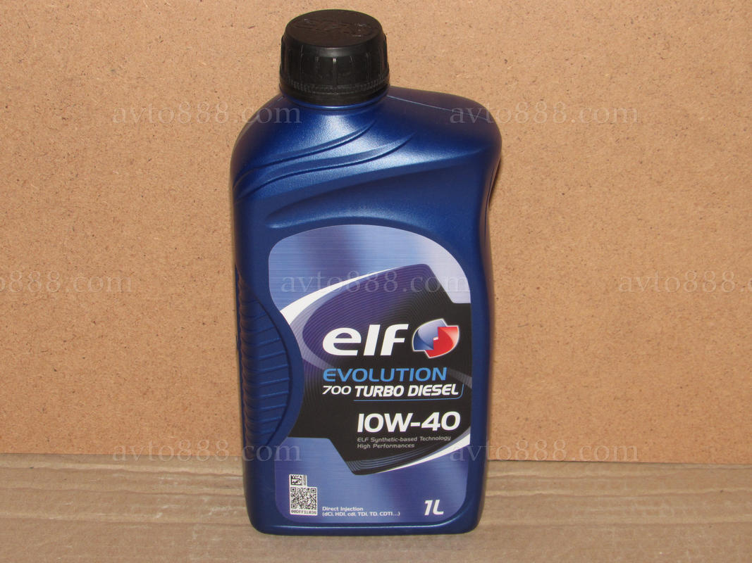 масло "ELF" 10w40 evolution 700 TURBO D 1л