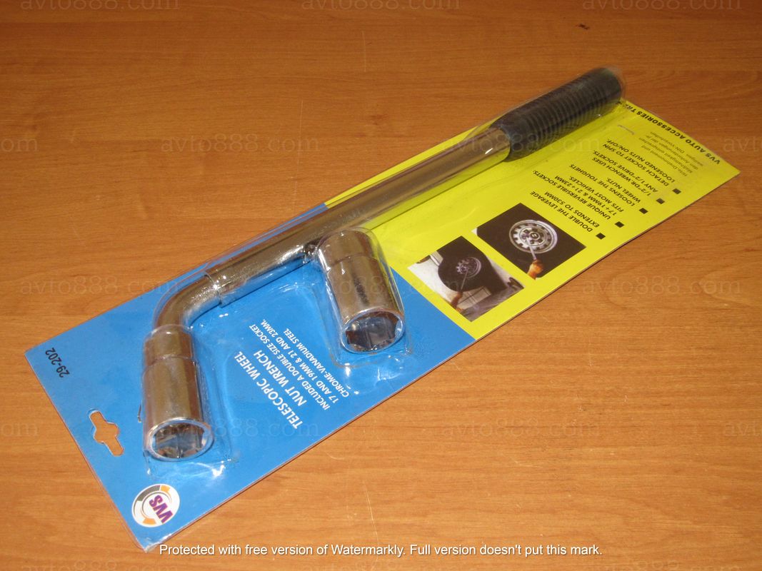 ключ / телескоп / 2 головки 17/19 і 21/23 "VVS"