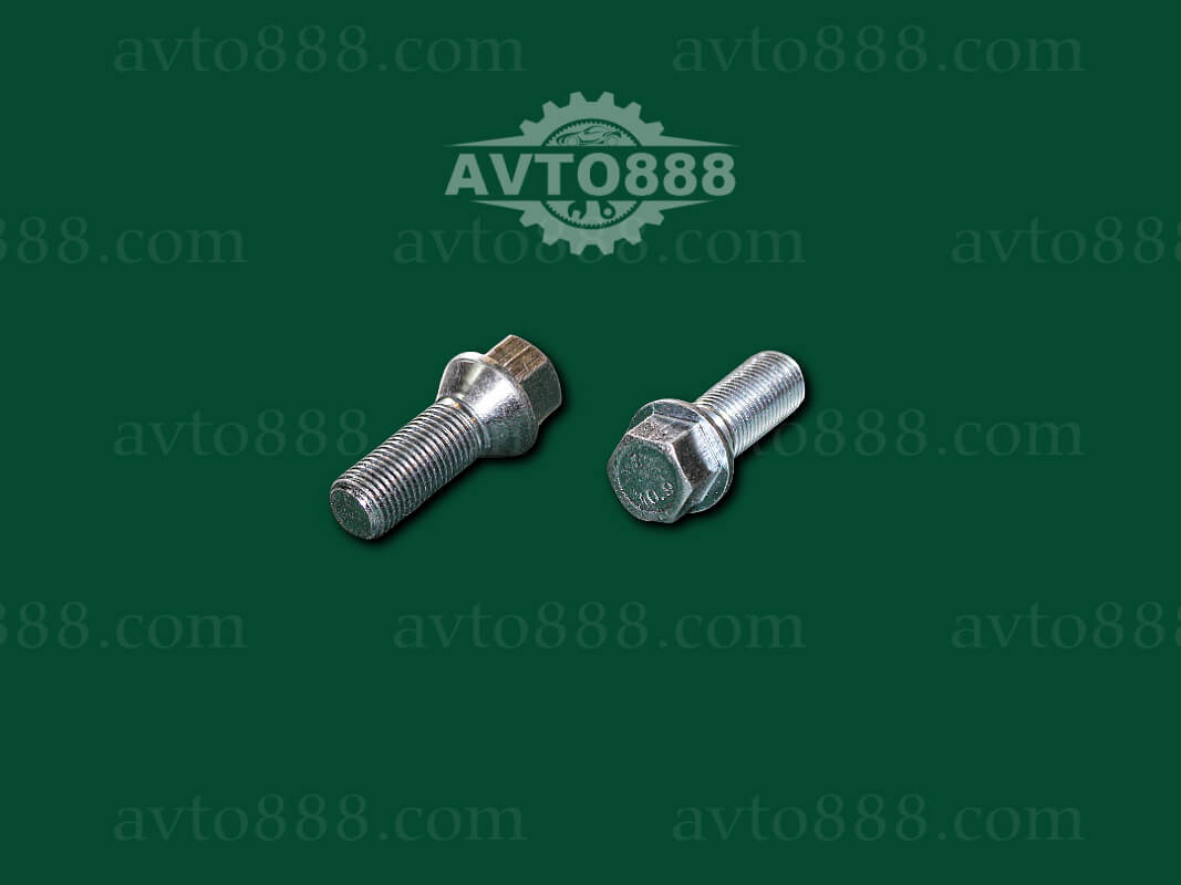 болт колеса 14*1,5*32 конус цинк 17-кл.