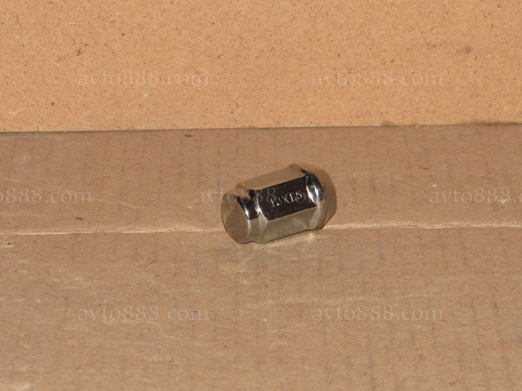 гайка колеса 12*1,5*35 конус хром 19-кл. закр.