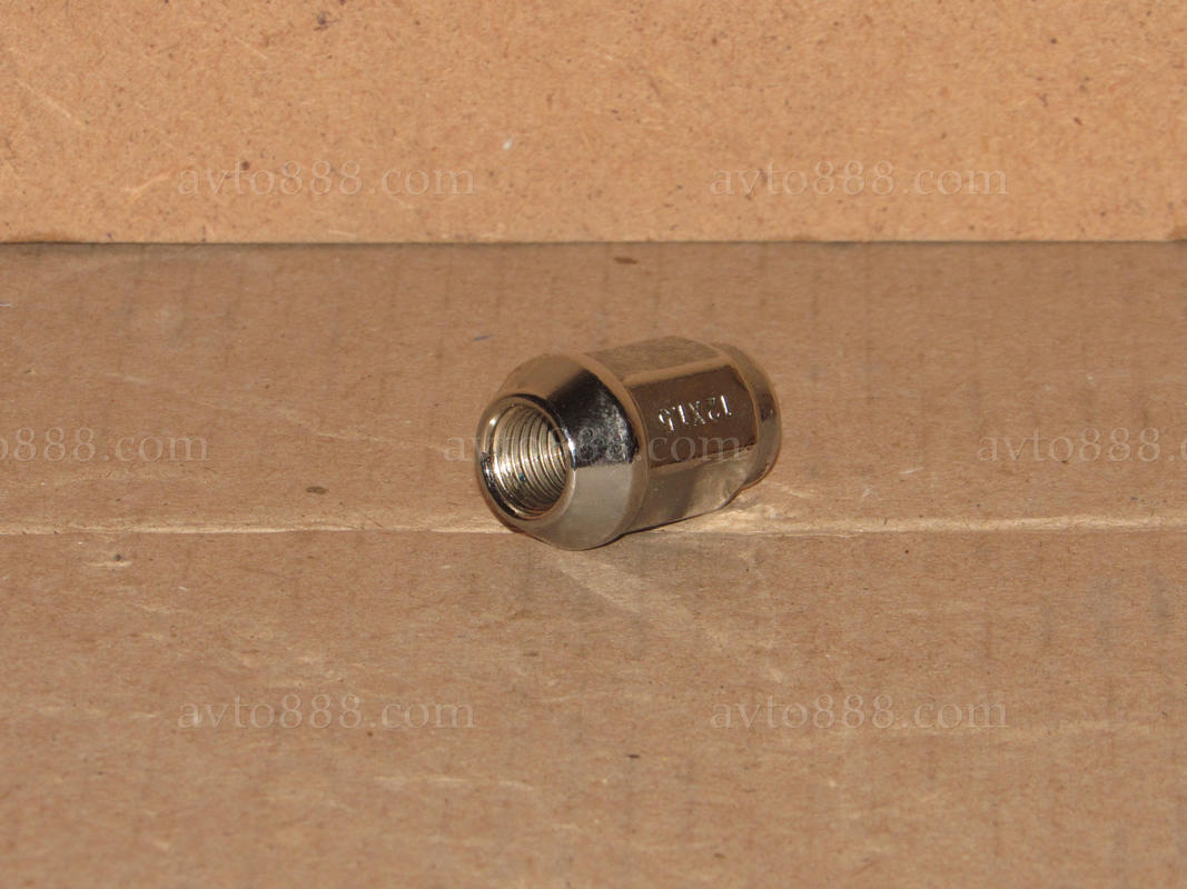 гайка колеса 12*1,5*35 конус хром 19-кл. закр. - - -