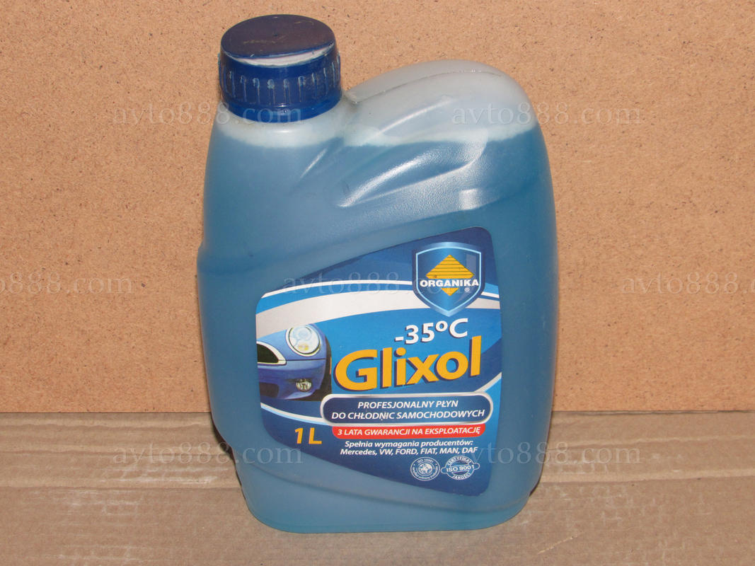 антифриз синій  1кг "Organika Glixol" -35C   АКЦІЯ       група-Е