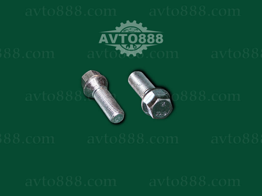 болт колеса 14*1,5*35 конус цинк 17-кл.