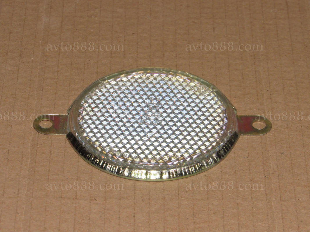 катафот кругл. під болти білий / отражат. метал. "Вінниця-АЕА"