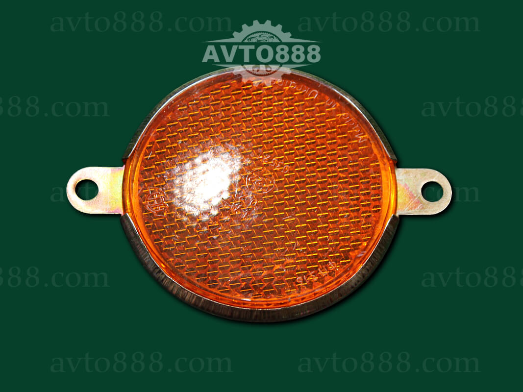 катафот кругл. під болти оранж. / отражат. метал. "Вінниця-АЕА"