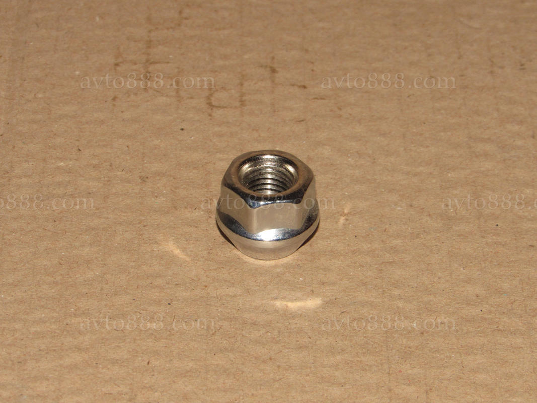 гайка колеса 12*1,5*16 конус хром 19-кл.