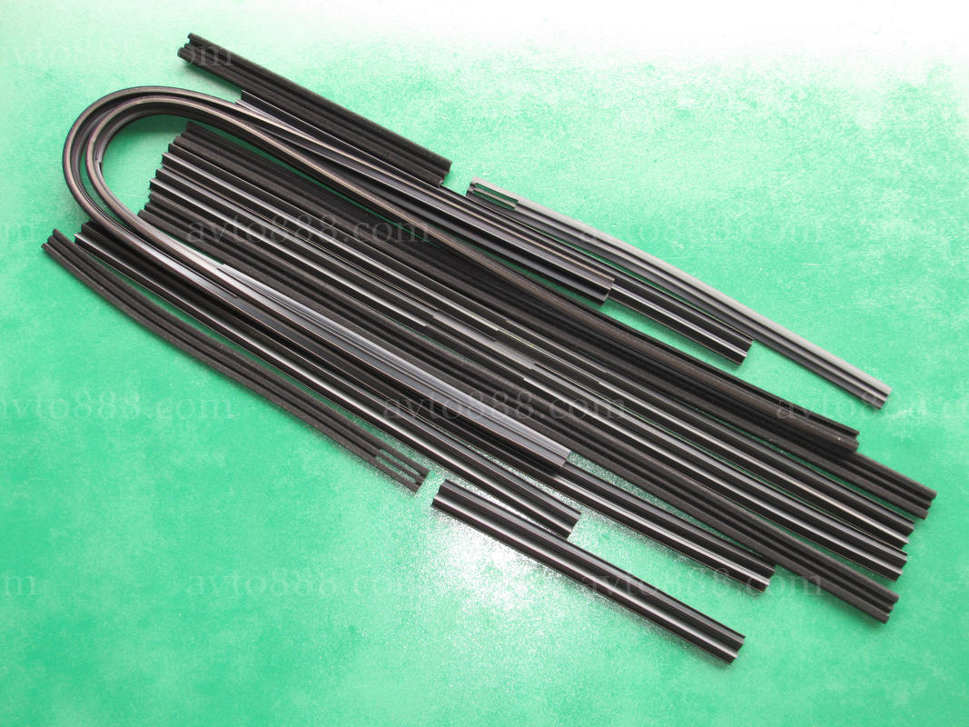 уплотн. бок. скла 2105 бархотка=12шт   2104/2107