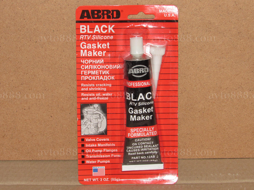 герметик Abro 85гр чорн.