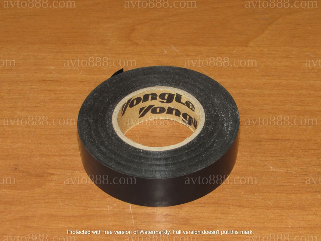 ізолента для автопров. "Yongle"-коричн. втулка 19*30м