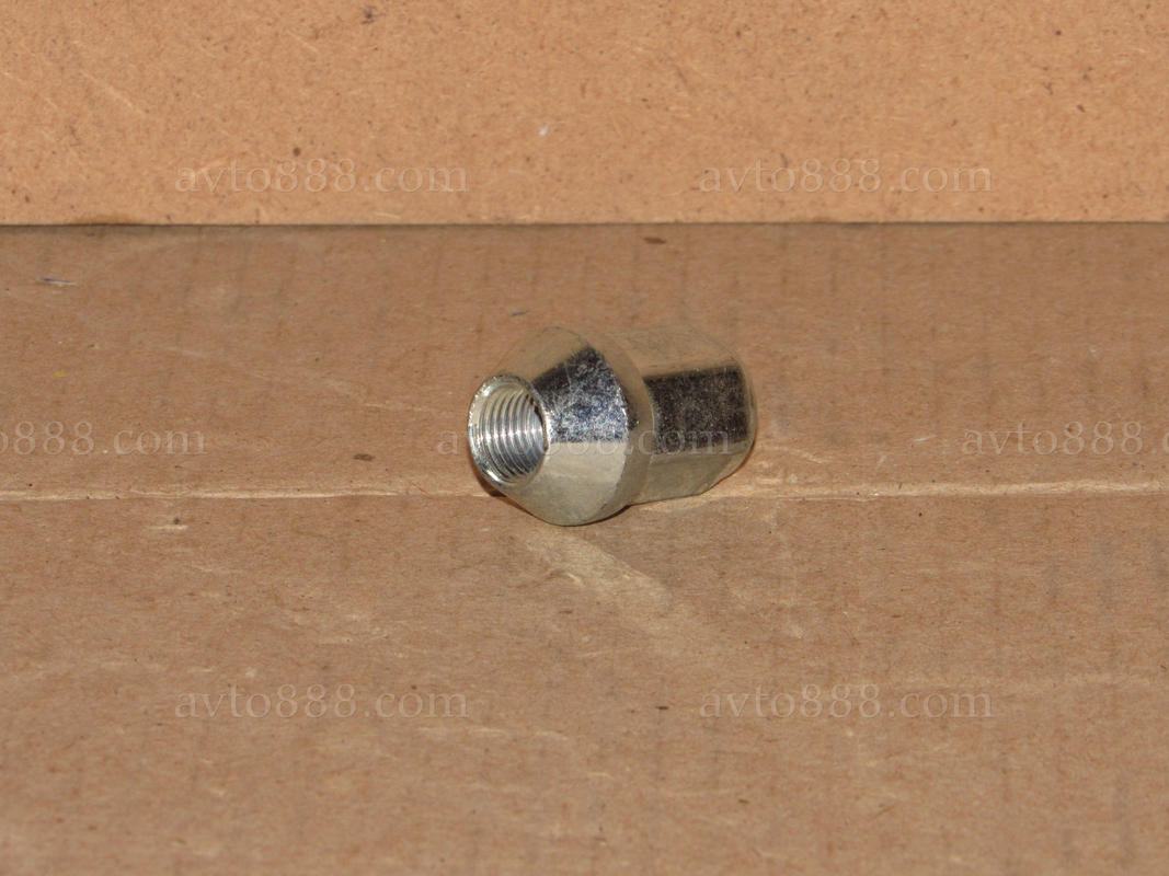 гайка колеса 12*1,25*34 конус цинк гальв. 19-кл. "Ellis-Italy"