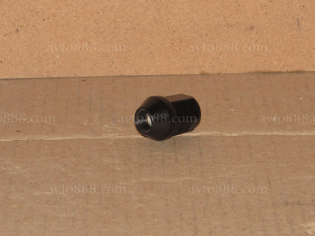 гайка колеса 12*1,5*34 конус кл-19 "Ellis-Italy" чорний цинк-нікель