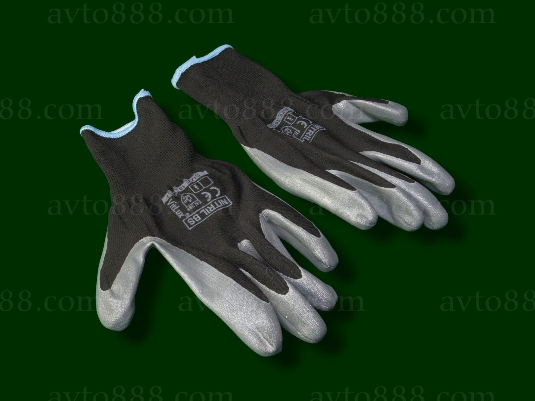 рукавиці  /тканина з прориз/ червоні/сірі   -для СТО-