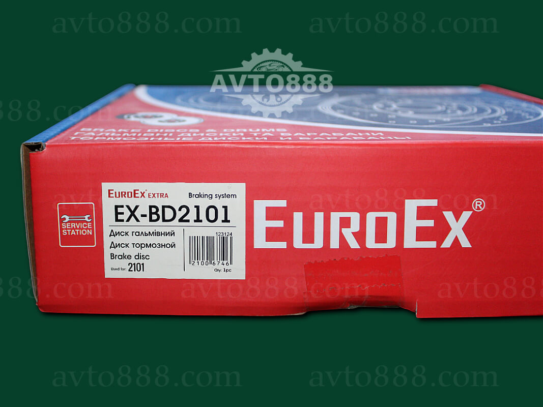 диск торм. 2101 пер. "EuroEx"   2102/2103/2104/2105/2106/2107