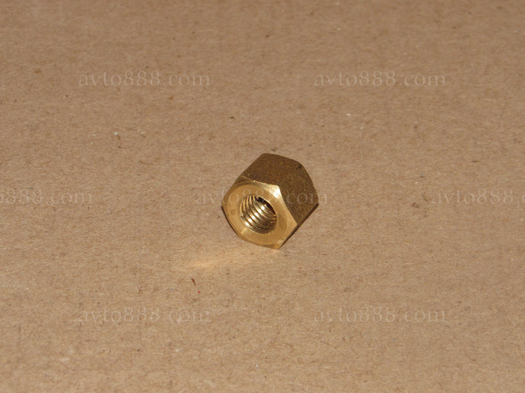 гайка 10*1,5*.. латунь     штанів ГАЗ-2410, -3110