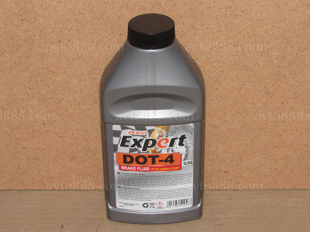тормозна рідина ДОТ-4 0.5л "Polo Expert"