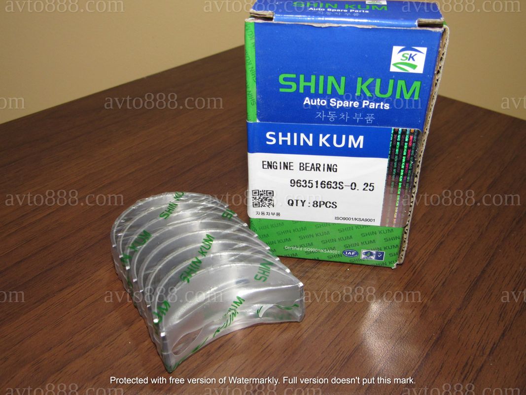 вкладиші Lanos 1,5-1,6 0,25 шатун  "SHIN KUM" / Aveo, Lacetti