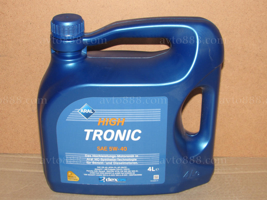 масло "ARAL"  5w40 High Tronic 4л