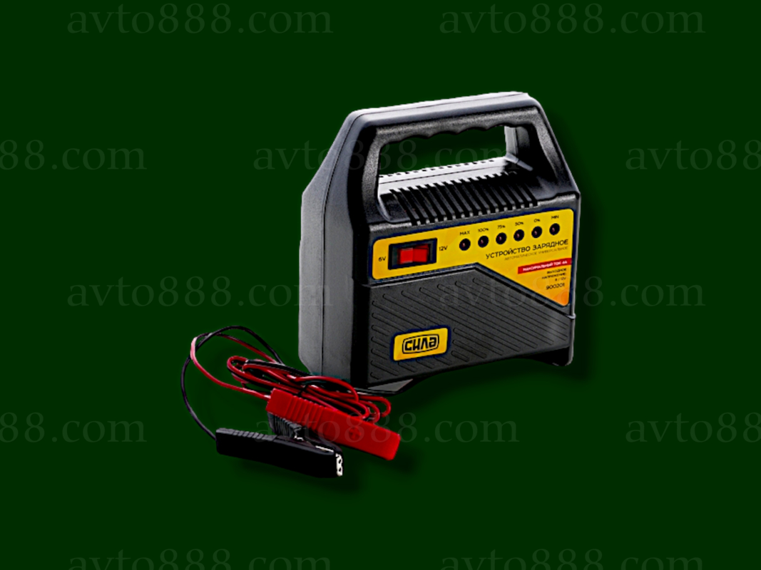 зарядний пристрій  4А з св/діодн. індек. "Сила"