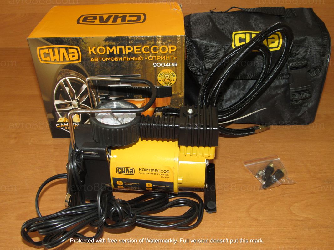 компресор "Сила" 1-поршн. 35л./хв /  7атм / 15Ам