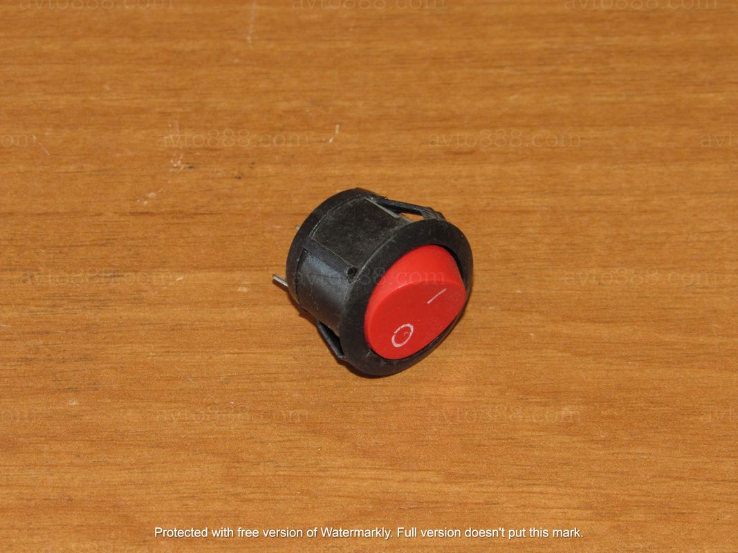 кнопка УНІ кругла на 2конт.