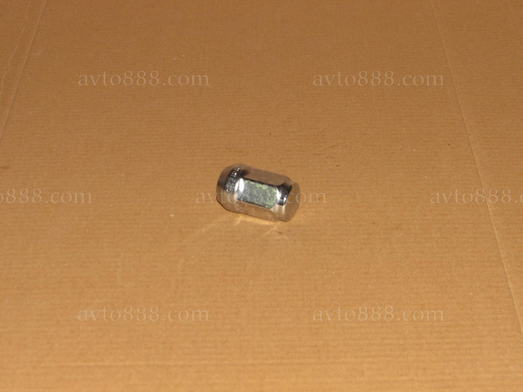 гайка колеса 12*1,5*35 конус хром 19-кл. закр.