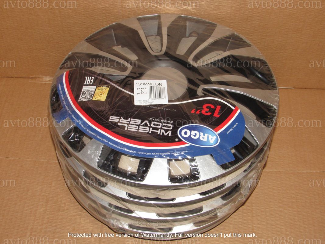 ковпаки 13" "Argo"-SILVER&BLACK   AVALONE