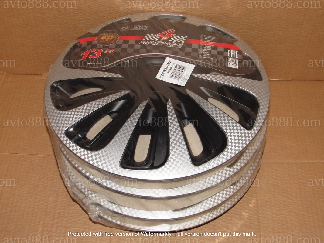 ковпаки 13" "Argo"-SILVER&BLACK   CALIBER CARBON