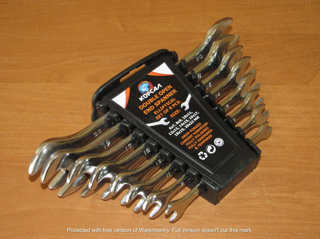 ключ рожк.-накидн / набір-8шт "Корсал"