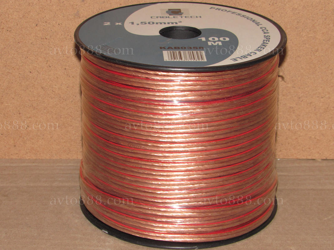 провід акуст. 1,50 100м.