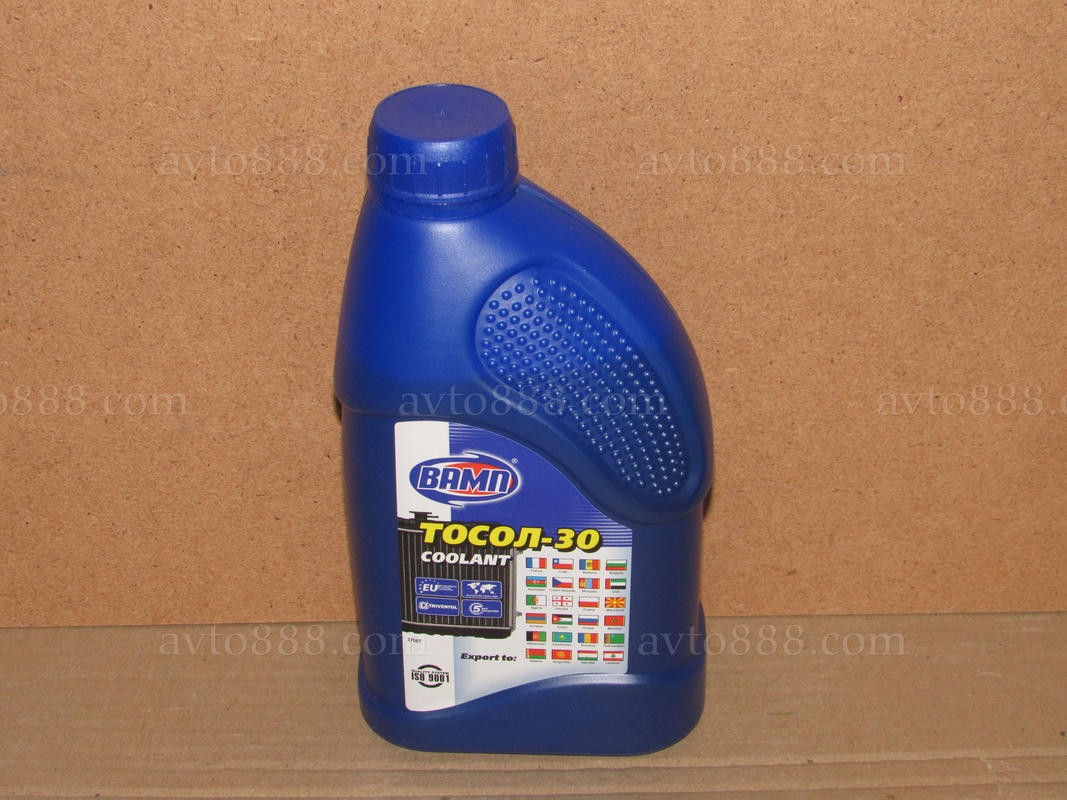 тосол синій  1л "ВАМП" -30*С