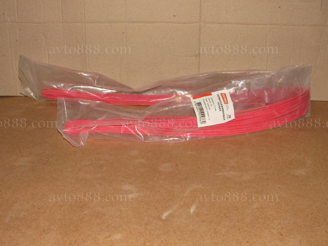 термоусадка  1,5мм червона (30шт*1м)