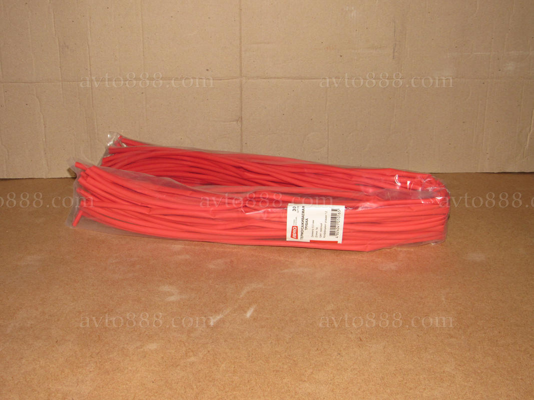 термоусадка  6мм червона (30шт*1м)